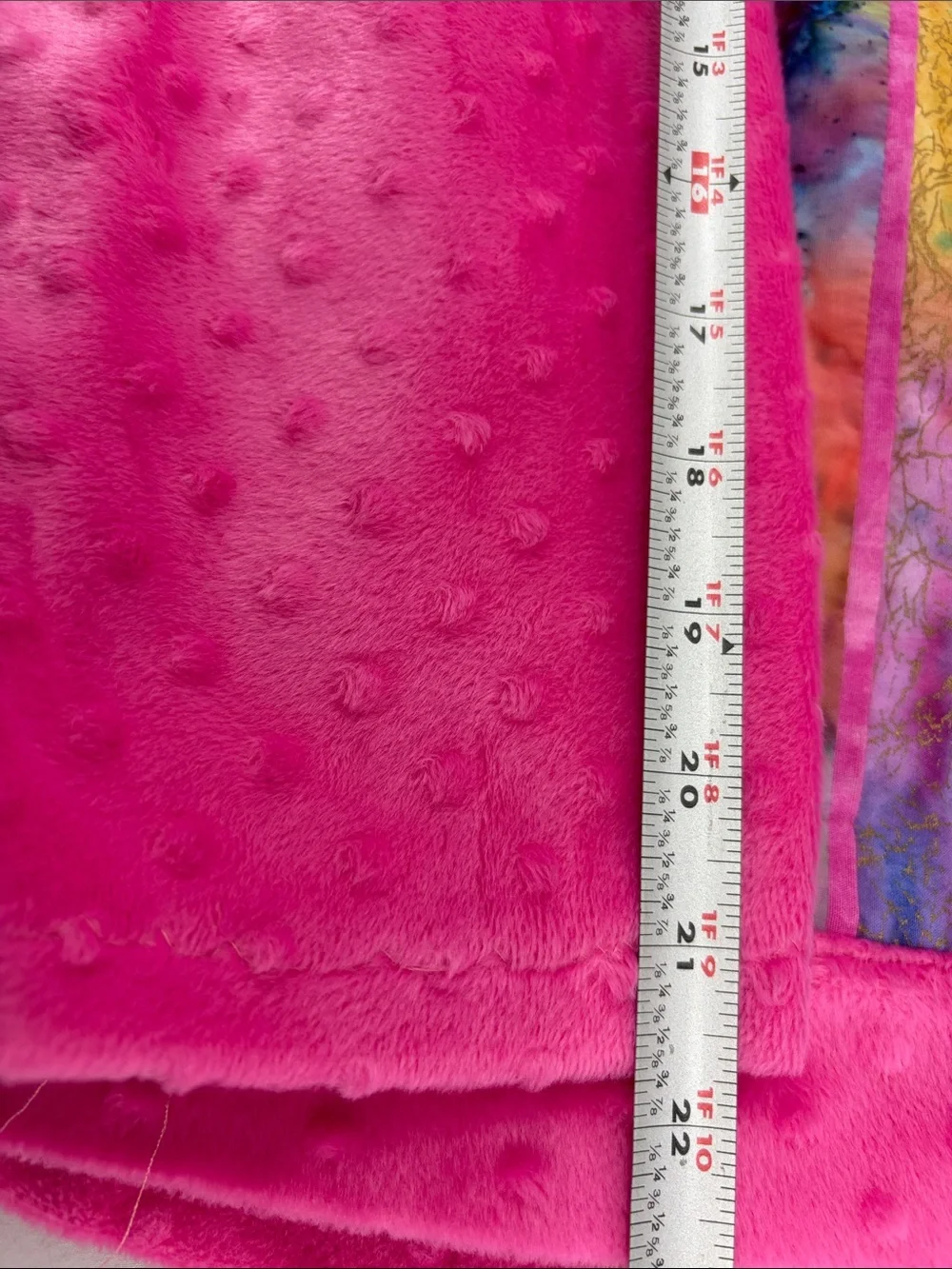 One-of-a-Kind Womens Vibrant Pink Patchwork Quilted Open Front Jacket, est sz XL